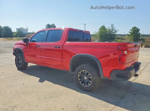3GCUDHEL9NG680247 2022 CHEVROLET SILVERADO Red Задня ліва чверть