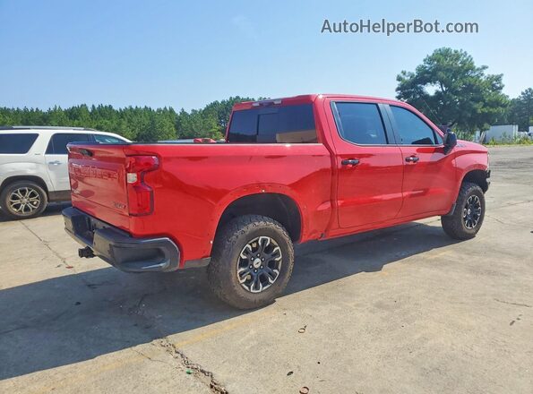 3GCUDHEL9NG680247 2022 CHEVROLET SILVERADO Red Задня права чверть