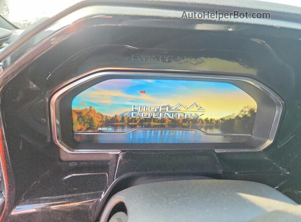 3GCUDJELXRG406214 2024 CHEVROLET SILVERADO White Widok zestawu wskaźników
