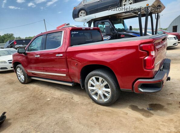 3GCUDJET9NG603627 2022 CHEVROLET SILVERADO Красный Задняя левая четверть