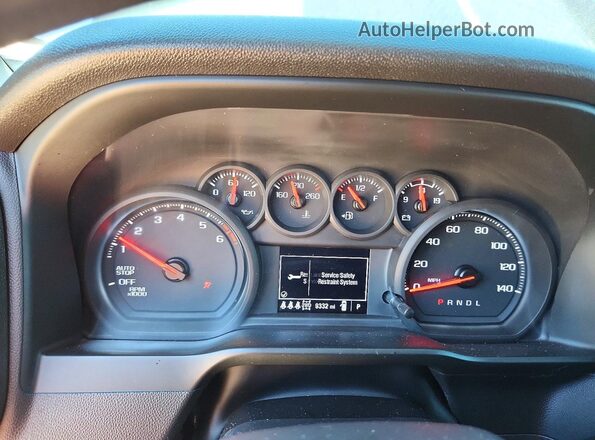 3GCUKCED2SG376271 2025 CHEVROLET SILVERADO Green Вид щитка приладів