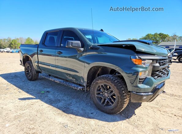 3GCUKCED2SG376271 2025 CHEVROLET SILVERADO Green Передня права чверть