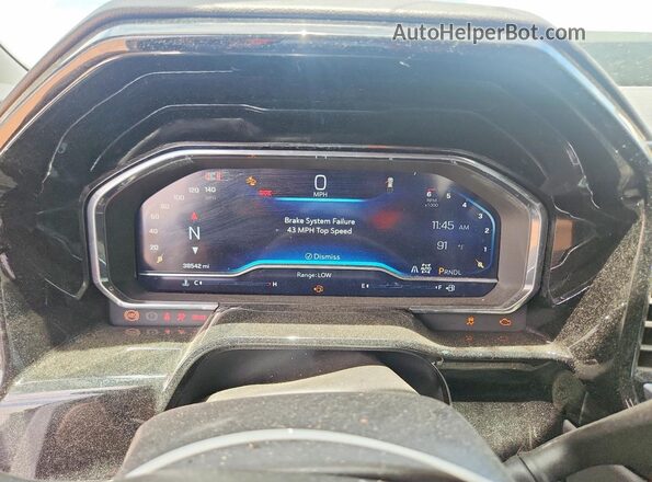 3GCUKDEDXSG127156 2025 CHEVROLET SILVERADO White Vista del cuadro de instrumentos