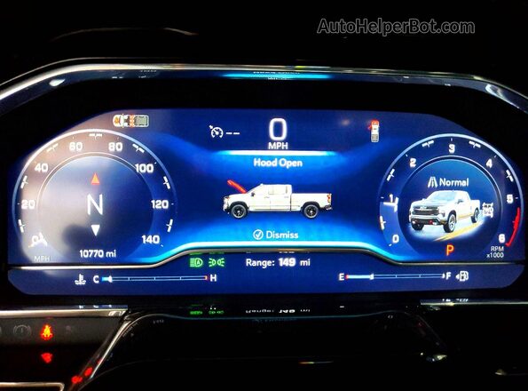 3GCUKFE89SG342297 2025 CHEVROLET SILVERADO Серый Вид щитка приборов