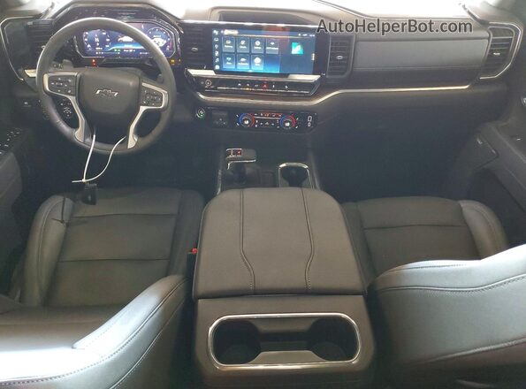 3GCUKFE89SG342297 2025 CHEVROLET SILVERADO Серый Вид панели приборов