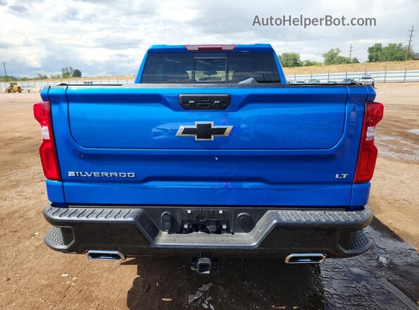 3GCUKFED0SG325112 2025 CHEVROLET SILVERADO Blue Widok z tyłu