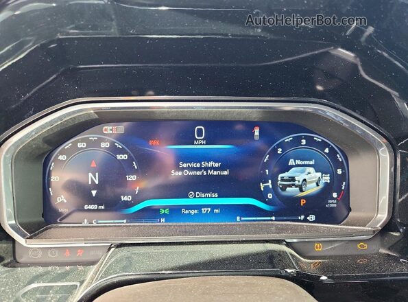 3GCUKFED0TG188299 2026 CHEVROLET SILVERADO Blue ხელსაწყოთა პანელის ხედი