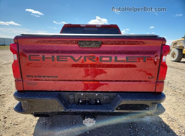 3GCUKFED6TG223542 2026 CHEVROLET SILVERADO Maroon Вид ззаду