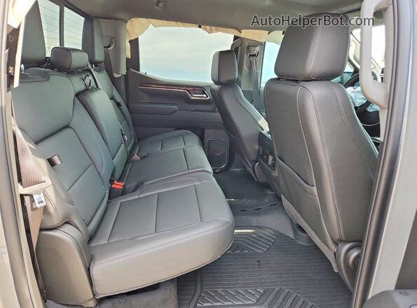 3GCUKFEDXTG203309 2026 CHEVROLET SILVERADO Gray Rear seats view