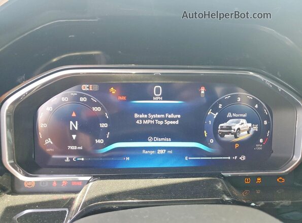 3GCUKFEDXTG203309 2026 CHEVROLET SILVERADO Gray Instrument cluster view