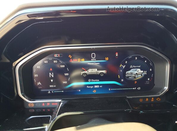 3GCUKGED5TG290106 2026 CHEVROLET SILVERADO Red ხელსაწყოთა პანელის ხედი