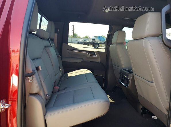 3GCUKGED5TG290106 2026 CHEVROLET SILVERADO Red უკანა სავარძლების ხედი