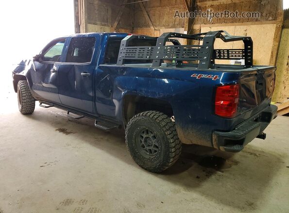 3GCUKNEC1HG274536 2017 CHEVROLET SILVERADO Синий Задняя левая четверть