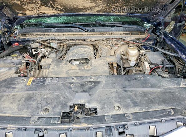 3GCUKNEC1HG274536 2017 CHEVROLET SILVERADO Синий Вид задней части салона