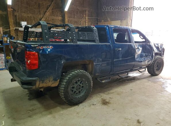 3GCUKNEC1HG274536 2017 CHEVROLET SILVERADO Синий Задняя правая четверть