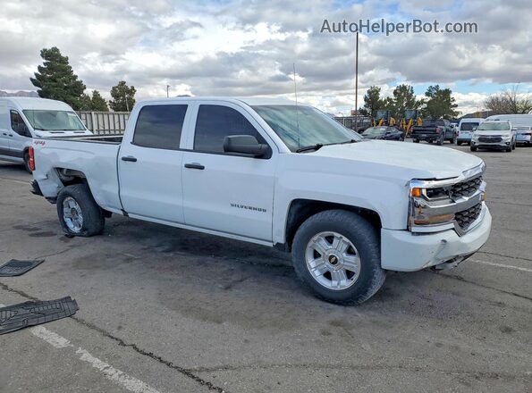 3GCUKNECXJG540495 2018 CHEVROLET SILVERADO Белый Передняя правая четверть