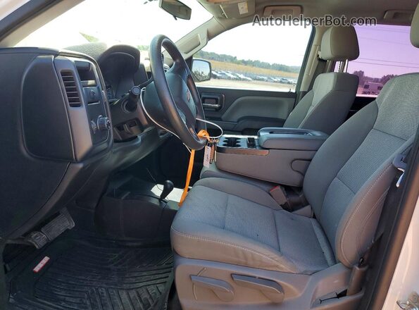 3GCUKNEHXJG298660 2018 CHEVROLET SILVERADO White Вид салону спереду