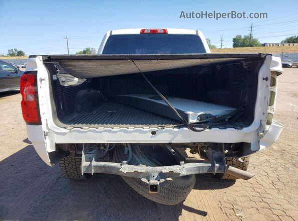 3GCUKNEHXJG298660 2018 CHEVROLET SILVERADO White Вид ззаду