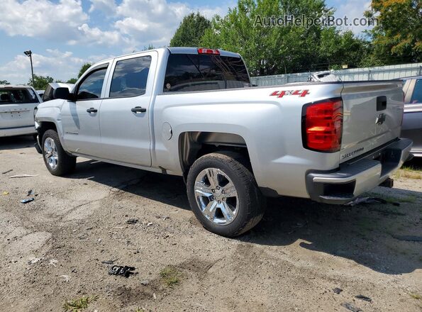 3GCUKPEC1JG600319 2018 CHEVROLET SILVERADO Серебряный Задняя левая четверть