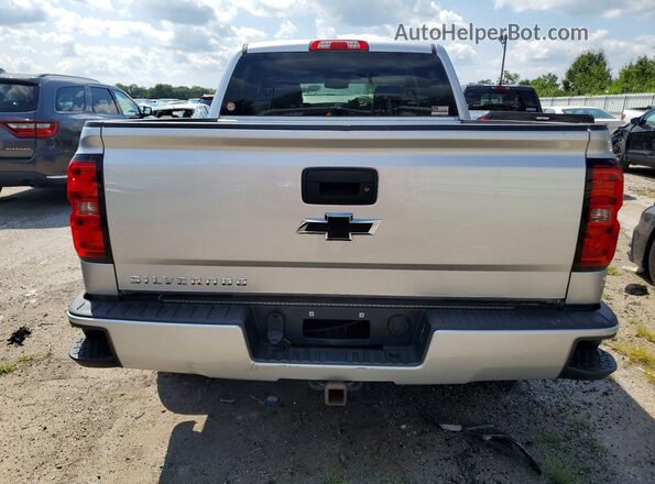 3GCUKPEC1JG600319 2018 CHEVROLET SILVERADO Серебряный Вид сзади