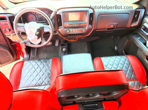 3GCUKPEC8JG251286 2018 CHEVROLET SILVERADO Red წინა პანელის ხედი