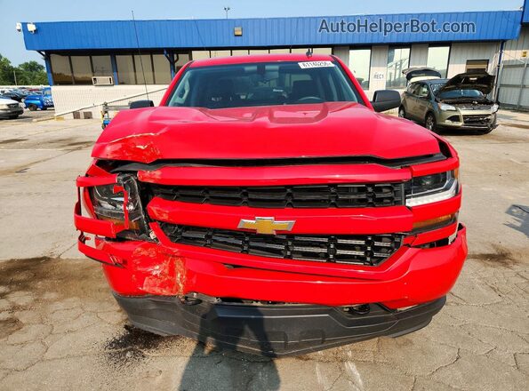 3GCUKPEC8JG251286 2018 CHEVROLET SILVERADO Red წინა ხედი