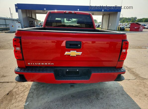3GCUKPEC8JG251286 2018 CHEVROLET SILVERADO Red უკანა ხედი