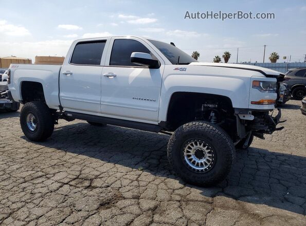 3GCUKREC0GG191525 2016 CHEVROLET SILVERADO Белый Передняя правая четверть