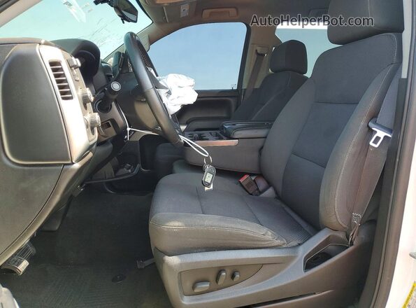 3GCUKREC0GG191525 2016 CHEVROLET SILVERADO Белый Вид салона спереди