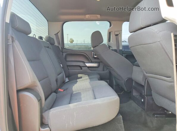 3GCUKREC0GG191525 2016 CHEVROLET SILVERADO Белый Вид задних сидений