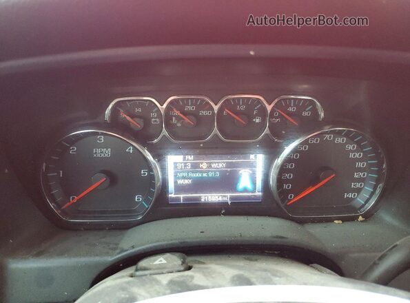 3GCUKREC0GG323389 2016 CHEVROLET SILVERADO Red Widok zestawu wskaźników