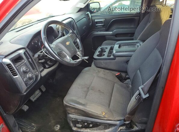 3GCUKREC0GG323389 2016 CHEVROLET SILVERADO Red Widok wnętrza z przodu