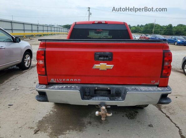 3GCUKREC0GG323389 2016 CHEVROLET SILVERADO Red Widok z tyłu