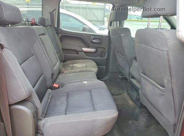 3GCUKREC0GG323389 2016 CHEVROLET SILVERADO Red Widok tylnych siedzeń