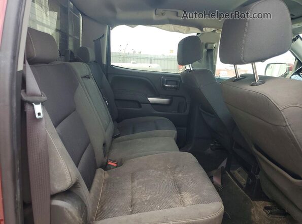 3GCUKREC1GG154466 2016 CHEVROLET SILVERADO Maroon Вид задніх сидінь