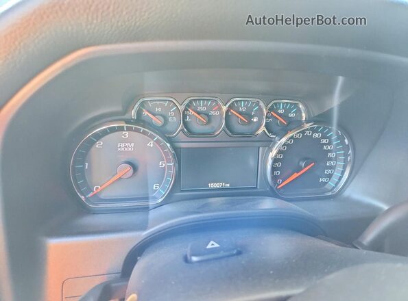 3GCUKREC1GG169582 2016 CHEVROLET SILVERADO Gray Vista del cuadro de instrumentos