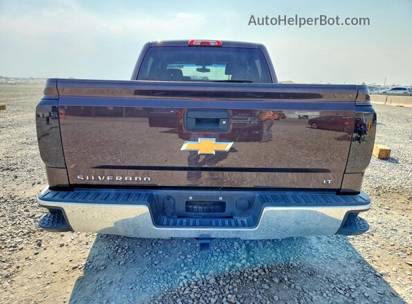 3GCUKREC1GG302518 2016 CHEVROLET SILVERADO Brown უკანა ხედი