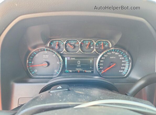 3GCUKREC1GG302518 2016 CHEVROLET SILVERADO Brown ხელსაწყოთა პანელის ხედი