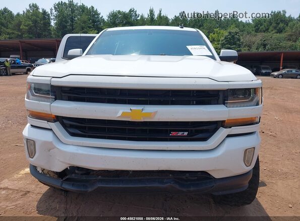 3GCUKREC1HG289433 2017 CHEVROLET SILVERADO White Widok zestawu wskaźników