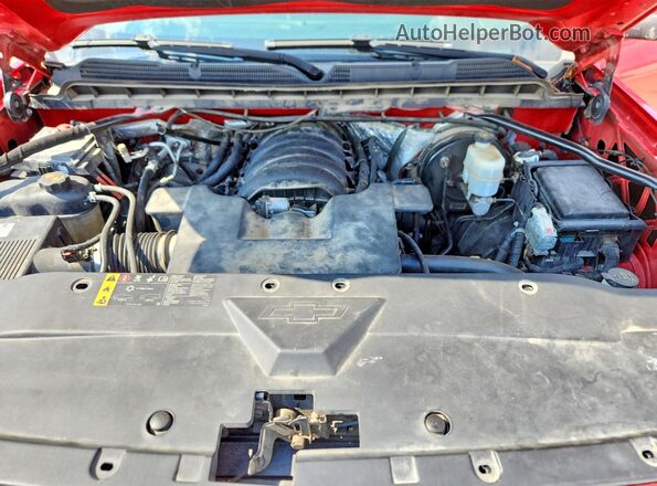 3GCUKREC1JG290782 2018 CHEVROLET SILVERADO Red Vista interior trasera