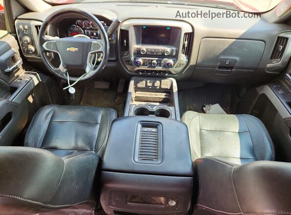 3GCUKREC1JG290782 2018 CHEVROLET SILVERADO Red Vista del salpicadero