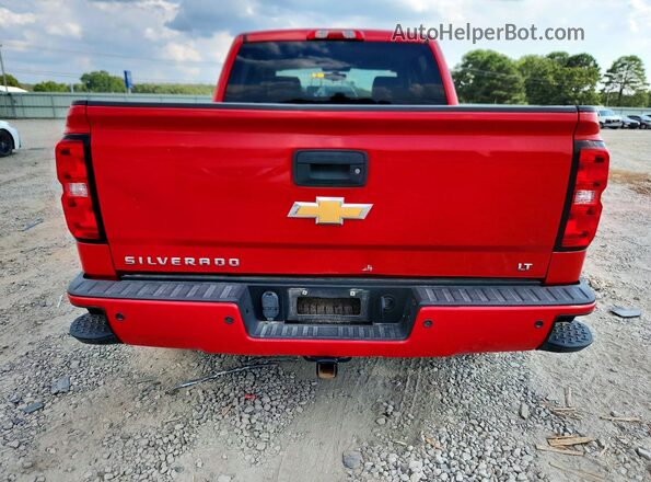 3GCUKREC1JG290782 2018 CHEVROLET SILVERADO Red Vista trasera