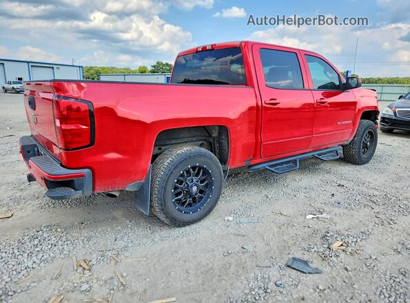 3GCUKREC1JG290782 2018 CHEVROLET SILVERADO Red Trasero derecho