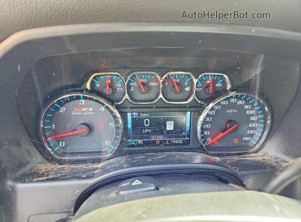 3GCUKREC1JG290782 2018 CHEVROLET SILVERADO Red Vista del cuadro de instrumentos