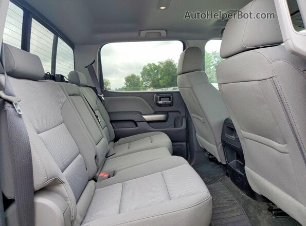 3GCUKREC1JG308665 2018 CHEVROLET SILVERADO Gray Հետևի նստատեղերի տեսք