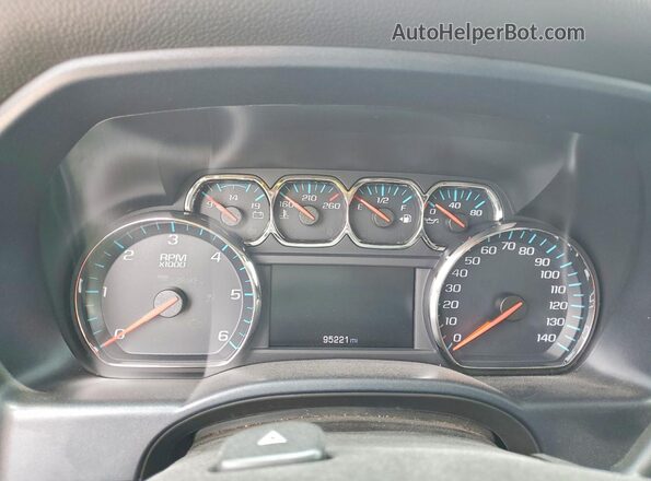 3GCUKREC1JG343366 2018 CHEVROLET SILVERADO Red Vista del cuadro de instrumentos