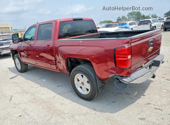 3GCUKREC1JG343366 2018 CHEVROLET SILVERADO Red Trasero izquierdo