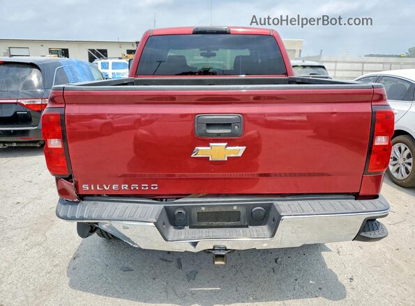 3GCUKREC1JG343366 2018 CHEVROLET SILVERADO Red Vista trasera