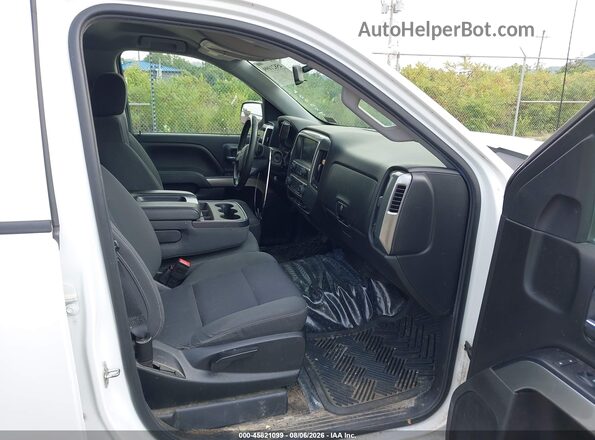 3GCUKREC1JG405008 2018 CHEVROLET SILVERADO White Widok wnętrza z przodu