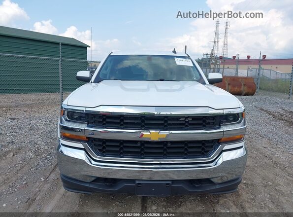 3GCUKREC1JG405008 2018 CHEVROLET SILVERADO White Widok zestawu wskaźników